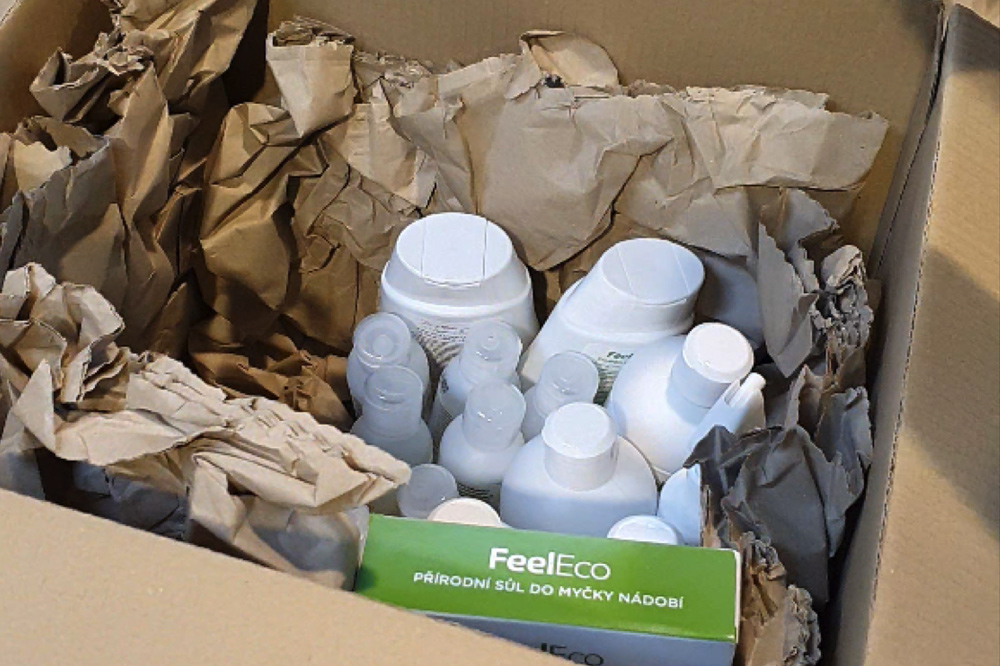 Feel Eco produkty balíme ještě více bezpečně a ekologicky s novou výplní PAPERplus®