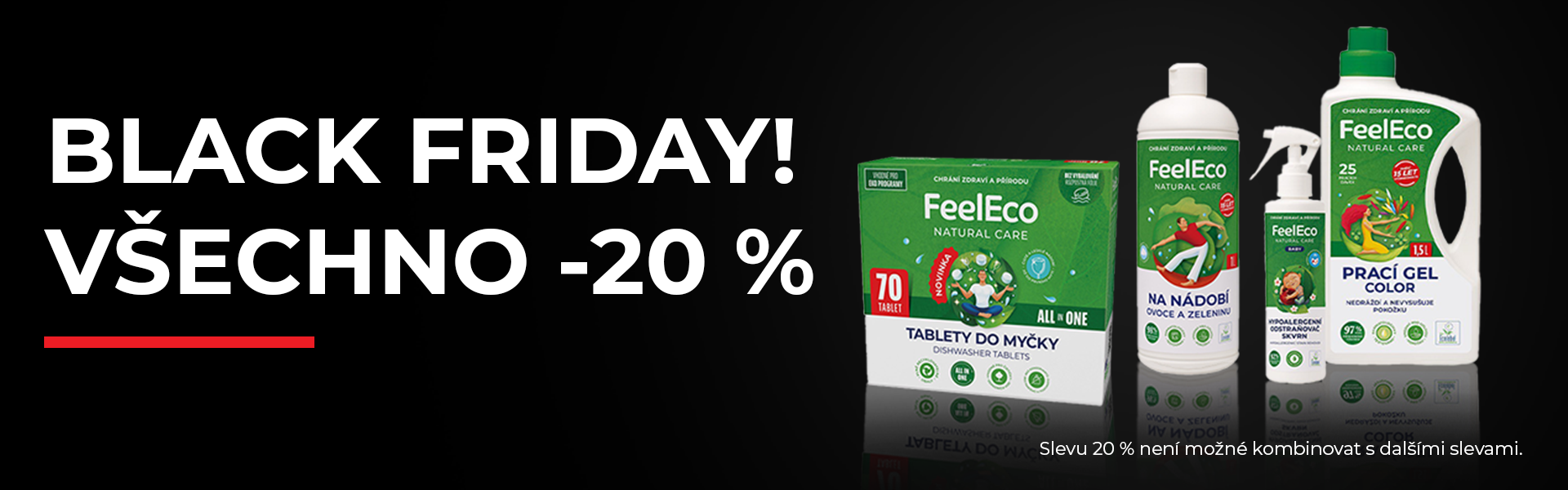 SLEVA 20 % - Black Friday 17. - 30. 11. 2025