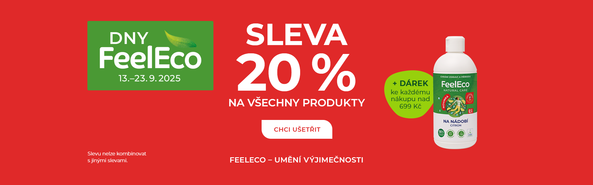 SLEVA 20 % NA VŠE