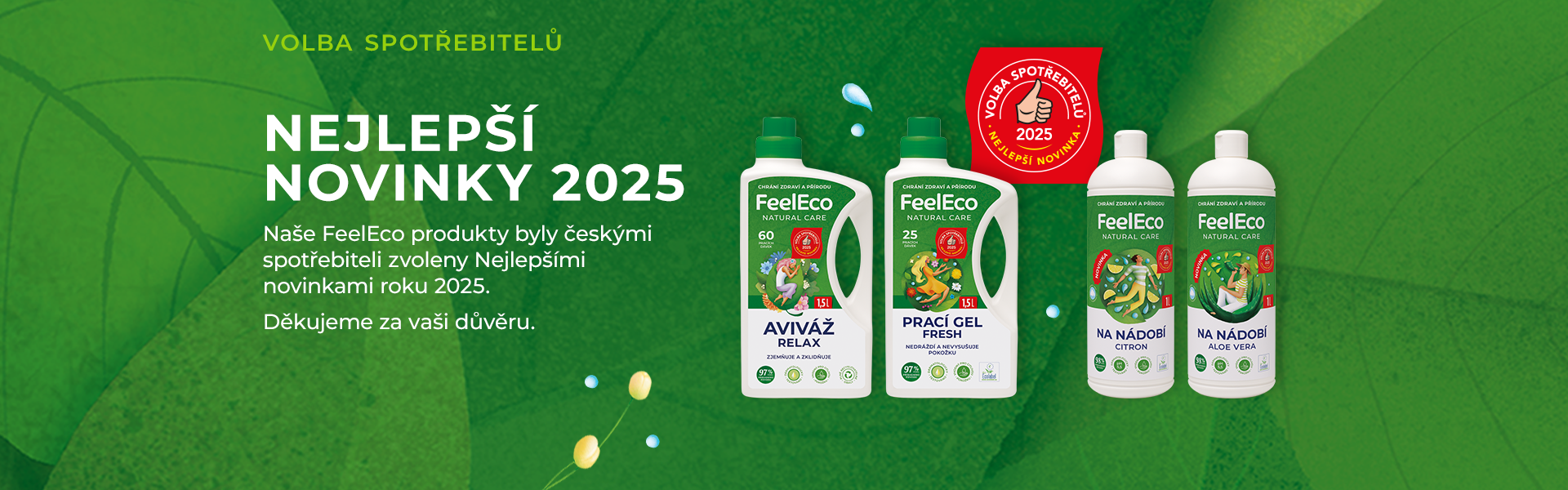Volba spotřebitelů 2025 - nejlepší novinky