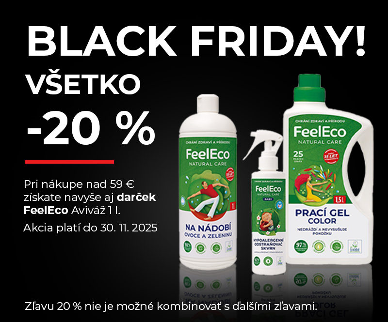 ZĽAVA 20 % – Black Friday