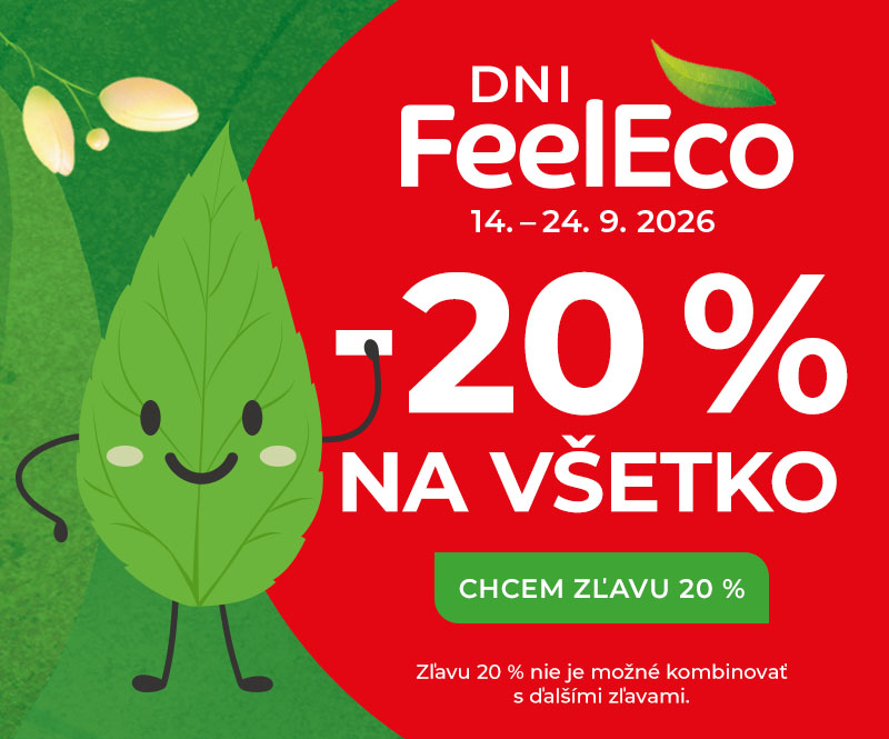 ZL'AVA 20 % DNI FeelEco 14. - 24. 9. 2026
