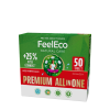 FeelEco Tablety do umývačky riadu Premium All in One 50 ks