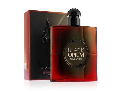 yves saint laurent black opium over red