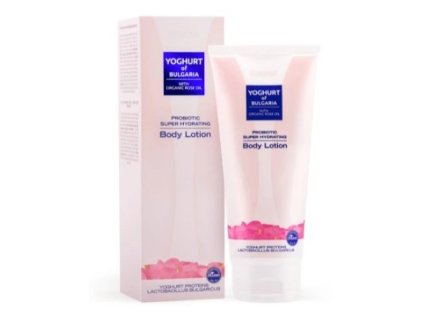 probioticke hydrataci telove mleko s BIO ruzovy olej 200ml