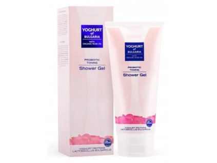 probioticky tonizujici sprchovy gel s BIO ruzovy olej 200ml