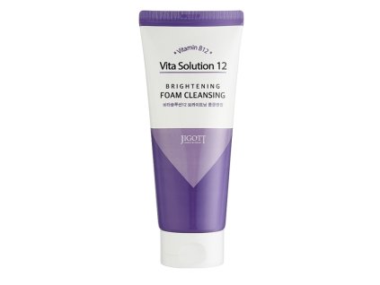 Jigott Vita Solution 12 Brightening Foam Cleansing jemná čistící pěna na obličej 180 ml