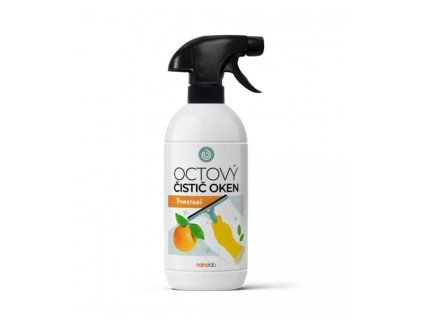 Octový čistič NA SKLA A OKNA pomeranč 500 ml