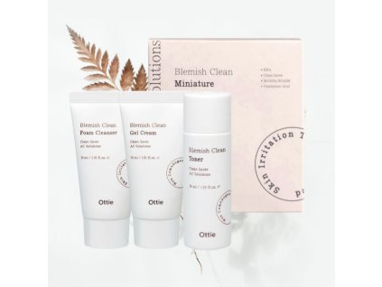 OTTIE Blemish Clean set miniatur na akné a problematickou pleť 3x30 ml