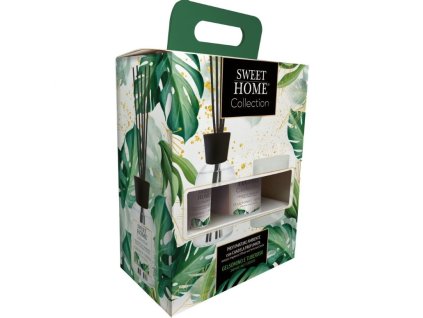 Sweet Home darkova sada aromadifuzer 100 ml a vonna svicka 110g vune jasmin a tuberoza