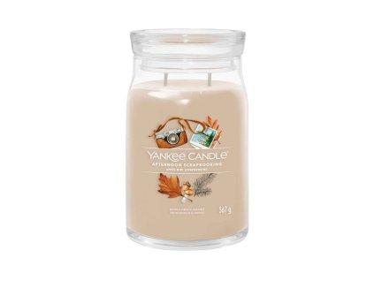 yankee candle afternoon scrapbooking