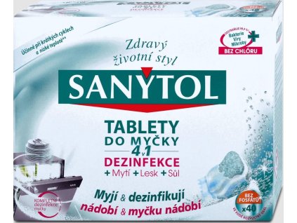 SANYTOL tablety do myčky 4v1 40ks
