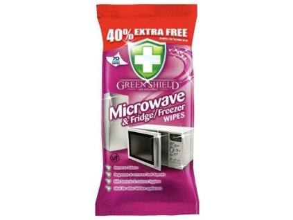 Green Shield Microwawe Fridge 70ks vlhčené ubrousky na mikrovlnky a lednice