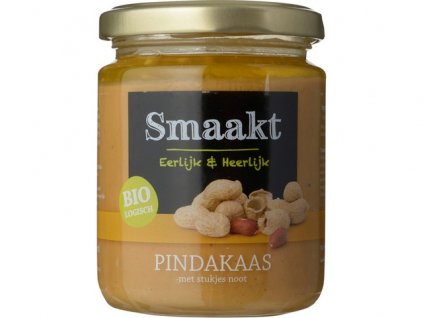 Arašídové máslo, křupavé, bio – Smaakt, 250g