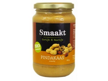 Arašídové máslo, křupavé, bio – Smaakt, 350g