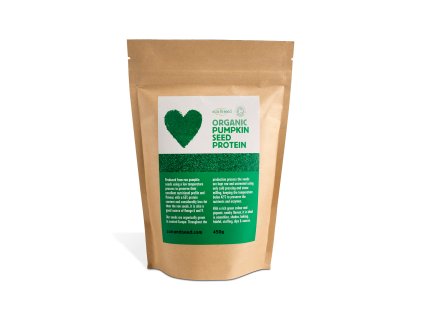 Proteinový prášek z dýňových semínek, Bio, Raw – Sun & Seed, 450 g - AKCE