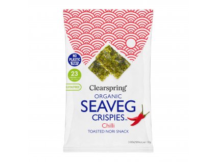 36581 Seaveg crispies chilli clearspring