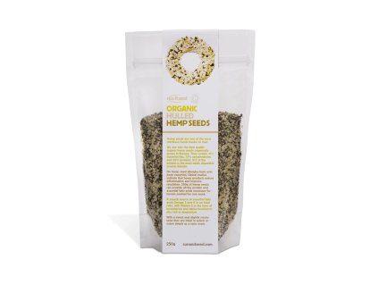 Loupaná konopná semínka, Bio – Sun & Seed, 250 g Akce