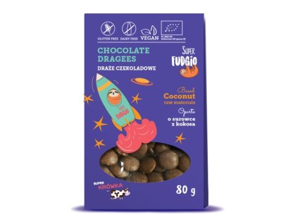 Čokoládové lentilky bio vegan