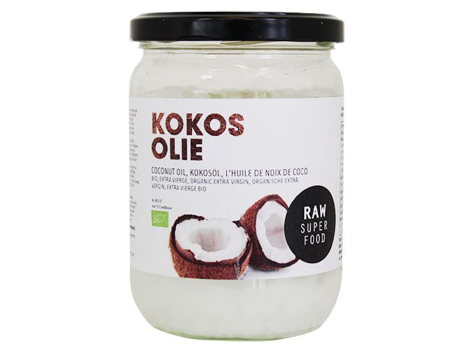 Raw extra panenský kokosový olej, bio – Raw Organic Food, 400g