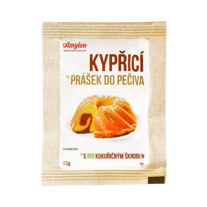 Kypřící prášek do pečiva BIO, 12g