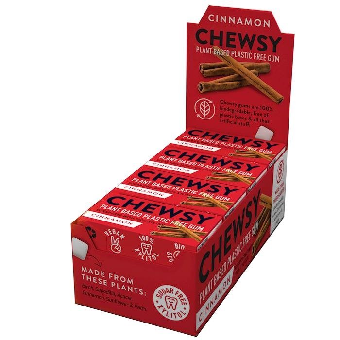 Chewsy žvýkačky - Skořice (Karton 12 balíčků)