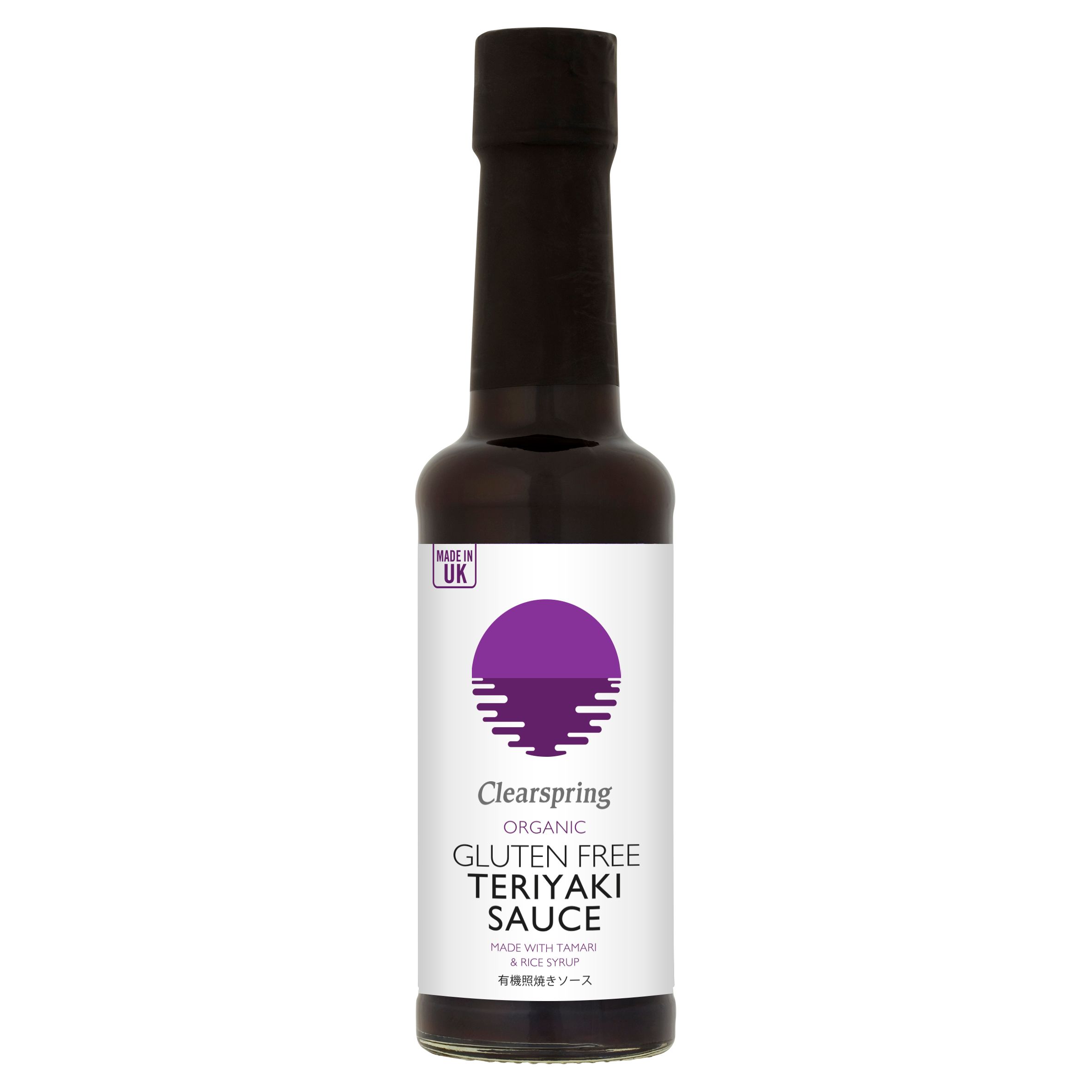 Teriyaki omáčka Bezlepková, bio – Clearspring, 150ml - AKCE