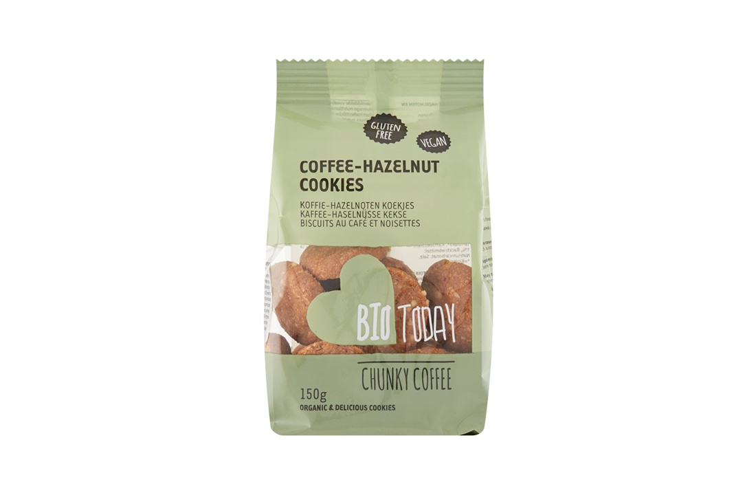 Kávovo-lískové sušenky, bio - BioToday, 150g