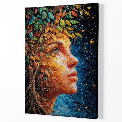 Strom života Vesmírná Belliv ,Obraz na plátně perspektiva