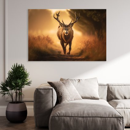 10018 Deer charging towards mockup03