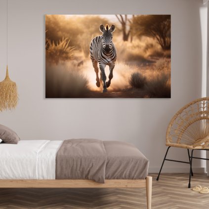 10027 Zebra charging towards mockup01