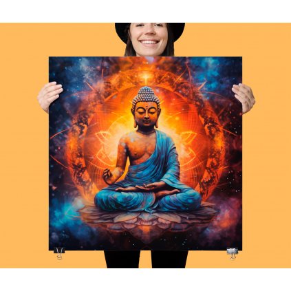 plakat obrazek buddha budha vesmir meditace duchovno 01
