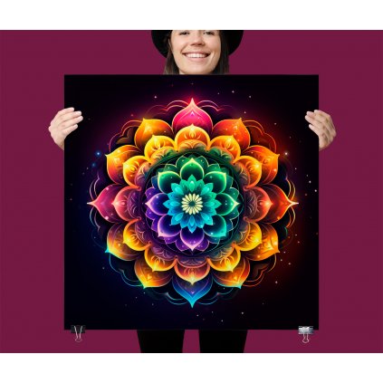 plakat zarici kosmicka mandala vesmir universum 05