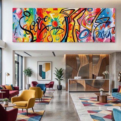 Obraz na plátně hotel lobby