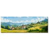 Malebná vesnička Obersdorf ,Obraz na plátně náhled
