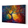 Obraz na plátně - Strom života Listy do větru
