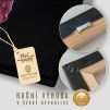 Orchidej, kapky souznění ,Struktura plátna, háček a detail rámu premium