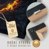 Strom života Gran Fuego Obraz na plátně struktura plátna, háček a detail rámu premium
