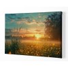 Obraz na plátně - Už se smráká nad loukou