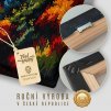Po pěšině do magického údolí Obraz na plátně struktura plátna, detail
