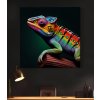03 6114 barevna jesterka plaz chameleon gekon obraz na platne