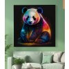 c2 obraz na platne barevna panda