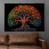 Obraz na plátně - Strom života s pestrobarevnými listy