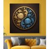 obraz na platne yin yang jin jang symbol zlato modry kruh 1