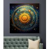 obraz na platne slunce astrologie mandala 02