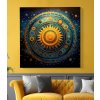 obraz na platne slunce astrologie mandala 01