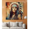 01 7684 indian zena sioux native american aboriginci celenka portret obraz na platne