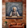 04 7750 albert einstein ajnstajn tabule skola veda fyzika portret obraz na platne