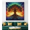 03 8083 strom zivota duha zare vesmir spojeni obraz na platne