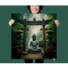 01 8146 sedici buddha budha kamenny bronzovy lese brana torii plakat